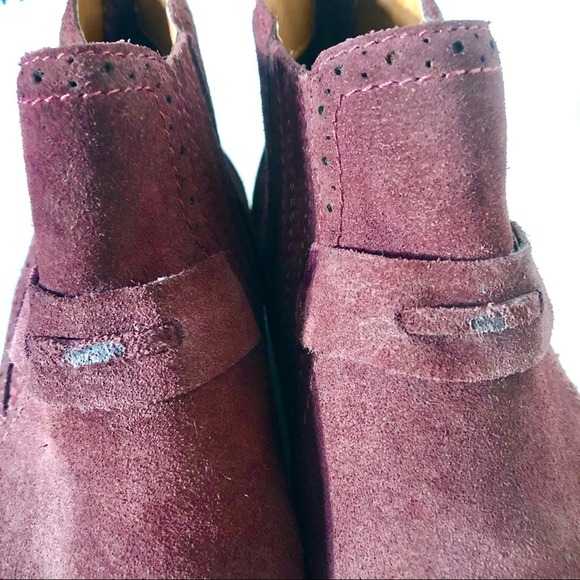 DV by Dolce Vita | Purple Suede Ankle Boots Booties 7.5 - Picture 11 of 16